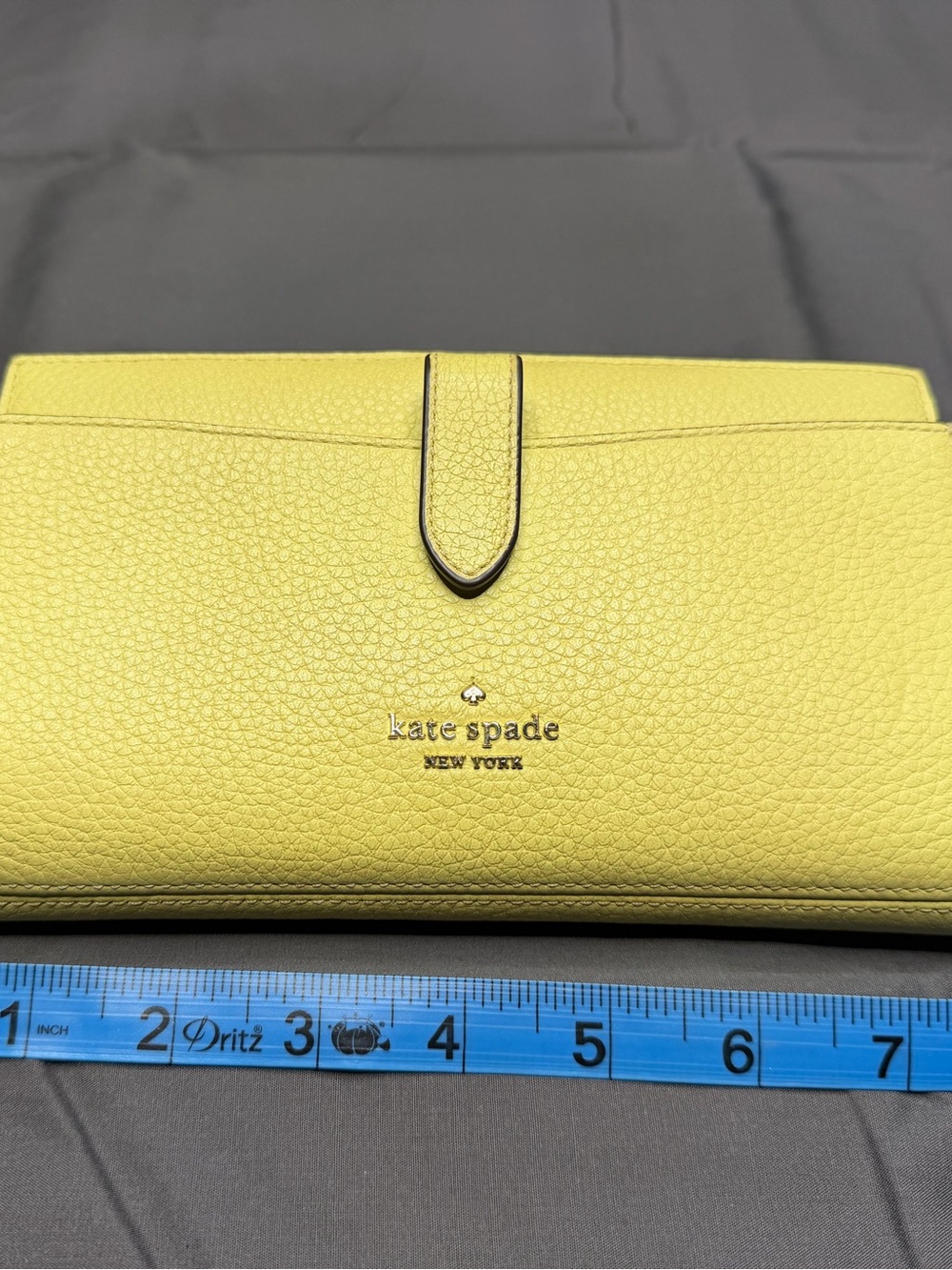 Kate Spade “Limelight” Jackson Pebbled Leather Wallet Wristlet